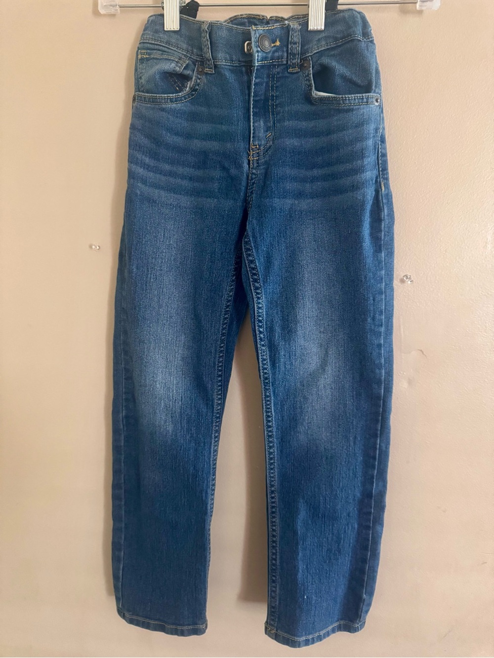 Levi's Straight Fit Dark Blue Denim Jeans